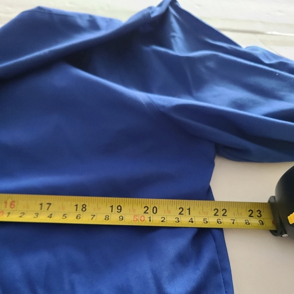 NWOT J.Ferrar  Men's Blue Dress Shirt Slim Fit Sz.16-16,5 (34-35) - Picture 7 of 9